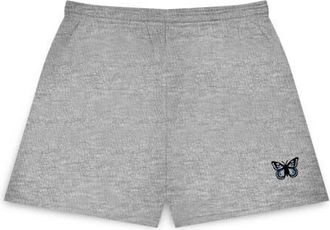 Dalix Womens Butterfly Jogger Sweatshort in Athletic Heather at Nordstrom, Size Xx-Large