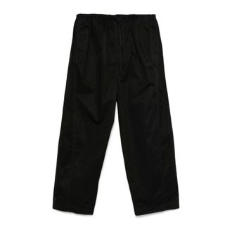 Christophe Lemaire Heren, Broeken, Zwart, Maat: M Katoen