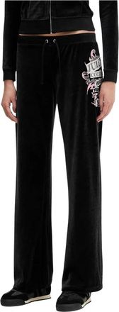 Juicy Couture Wrap You Up Trainingsbroeken - Dames - Sweatpants - Zwart - L - Katoen - Broeken