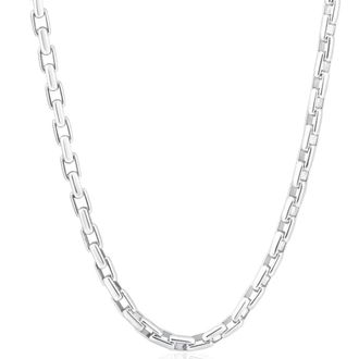 Pompeii3 Mens 14k Gold (53gram) or Platinum (99gram) 5mm Link Chain Necklace 22