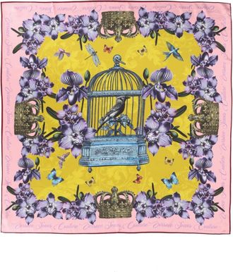 Versace Jeans Couture Silk Scarf-Donna