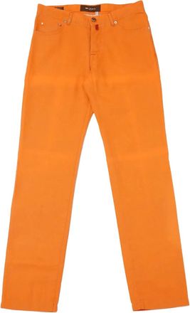Kiton Jeans taglio regular - Arancione
