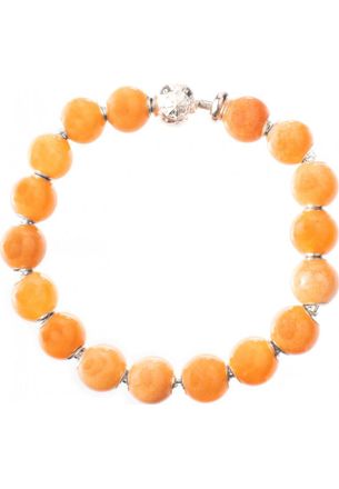 Thomas Sabo Womens KT0142-866-10-L17 Ladies Bracelet - Orange - One Size