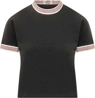 Versace Donna, Top, Nero, S, new