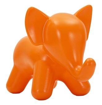 Mauro Ferretti Taburete elefante naranja de pe para exterior cm 86&times;46&times;56