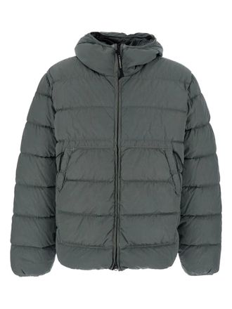 C.P. Company hooded quilted jacket - Grey