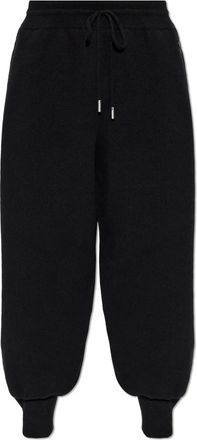 Ami Pantaloni della tuta con logo ricamato - - Trousers - Uomo - Nero - L