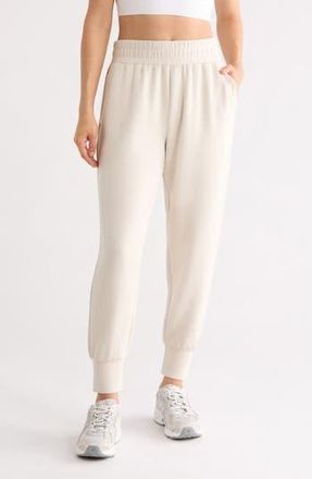 Zella Whisper Knit Slim Joggers in Grey Moonbeam at Nordstrom Rack, Size X-Small