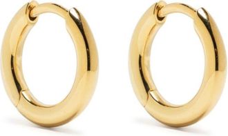 Tom Wood Classic small hoop earrings - women - 9kt Gold Plated Sterling Silver - One Size
