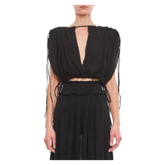 Caravana Top senza maniche - - Tops - Donna - Nero - ONE SIZE