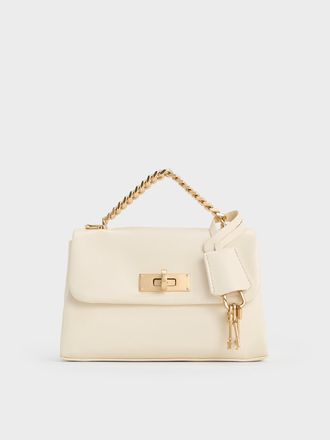 Charles & Keith Mini Kerry Chain-Handle Crossbody Bag