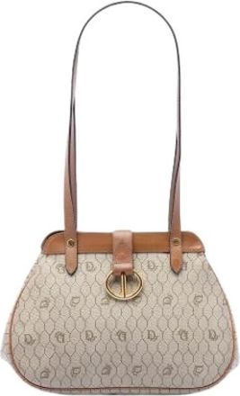 Dior Borsa a spalla Pre-owned in tela - - Pre-owned - Donna - Beige - ONE SIZE