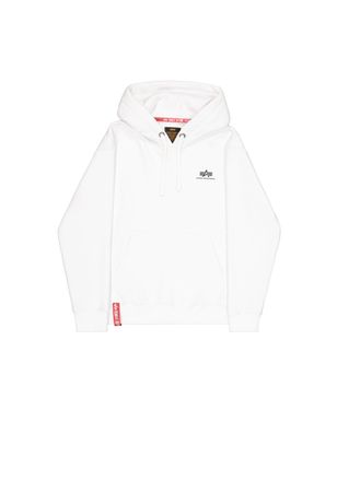 Alpha Industries Hoodie ALPHA INDUSTRIES Basic Hoodie SL, Herren, Gr. 3XL, weiss (wei&szlig;), Obermaterial: 80% Baumwolle, 20% Polyester, regular fit, Sweatshirts Hoodie