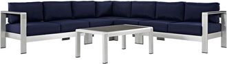 ModWay Shore 6-Piece Outdoor Patio Sectional Sofa Set