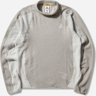 Nike Men s ACG Wolf Tree Fleece Crewneck Sweatshirt College Grey / Summit White