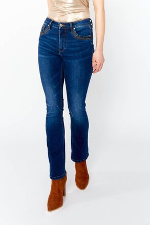 Frank Lyman Design Slim Fit Casual Jeans In Dark Blue