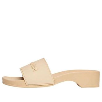 Balenciaga (WMNS) Balenciaga Pool Clogs Beige 707094W1S9H2020