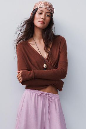 Pilcro 100% Cashmere Twist Sweater