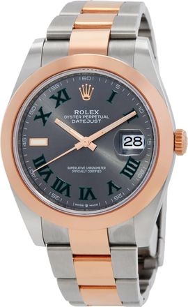 Rolex Datejust 41 Automatic Chronometer Grey Dial Mens Watch 126301-0015