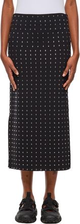 Sportmax Nome Crystal Lycra Midi Skirt
