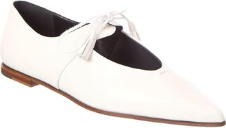 Max Mara Leather Flat