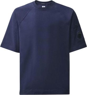 C.P. Company Hombre, Camisetas, Azul, Talla: M