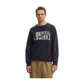Universal Works Hombre, Sudaderas, P&uacute;rpura, Talla: M