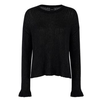 Pinko Round-neck Knitwear - female - PINKO - Round-neck Knitwear - Black - L - Knitwear