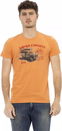 Trussardi Oranje Action Heren T-Shirt - Heren - T-shirts - Oranje - XL - Katoen - Tops