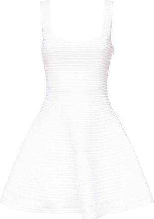 Alaia Raffia Skater Dress