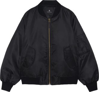 Anine Bing Leon Oversized Zip Bomber Jacket
