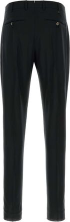 Pantaloni Torino Mens Union Trousers Black Virgin Wool
