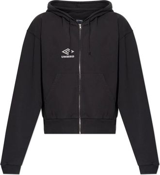 Umbro Felpa con zip e maschera integrata - - Sport - Uomo - Nero - XL
