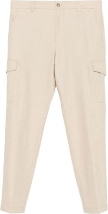 BOSS Broek met cargo zak - Beige
