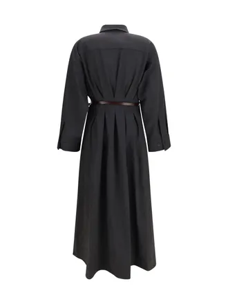 P.A.R.O.S.H. Fitted Wool Dress - Black