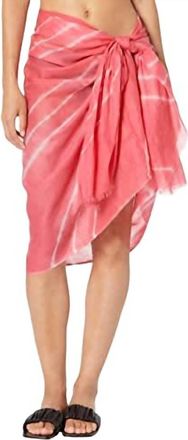 Hat Attack Tie Dye Sarong In Pink