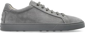 Tod's Allacciata Cassetta Suede Sneakers - Heren - Sneakers - Grijs - 44 EU - Leer - Schoenen