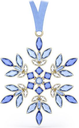 Swarovski Gema Crystal Snowflake Holiday Ornament in Blue at Nordstrom