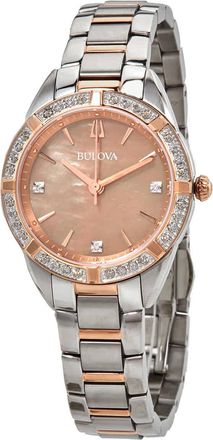 Bulova Classic Sutton Quartz Diamond Ladies Watch 98R264
