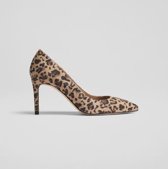 L.k. Bennett Womens Floret Closed Courts, Leopard - Animal - Size UK 9