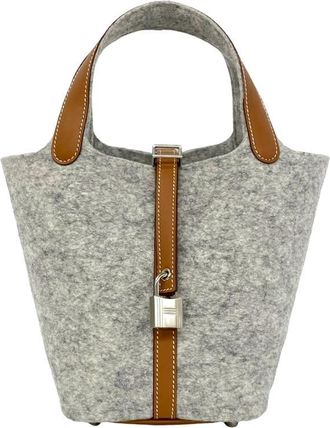 Herm&egrave;s Pre-owned Hermes Felt and Swift Picotin Lock 18 Ladies ASOGGSGDS6E0TK2Q