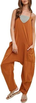 Wishlist Oversize Knit Jumpsuit in Bronze at Nordstrom Rack, Size Medium