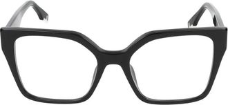 Fendi Glasses, unisex, Black, Size: 54 MM Stylish Maison Eyeglasses