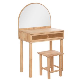 Atmosphera Tocador + Taburete De Campo - Beige