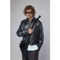 Kiko Kostadinov Lur Leather Jacket