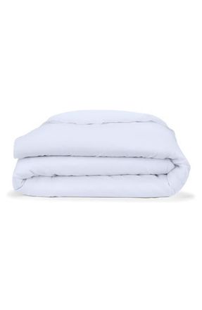 Casper Supersoft Duvet Cover in White at Nordstrom, Size Full