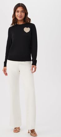 Trina Turk Gold Heart Crewneck