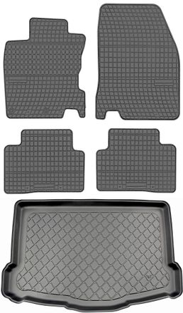 OEM Nissan Qashqai Ii J11 Crossover De Febrero De 2014 A 2021. Juego De Alfombrillas De Goma Para Coche Y Alfombrilla Para Maletero