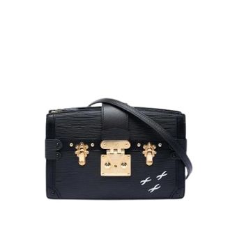 Louis Vuitton Pre-owned Trunk Clutch - Dames - Pre-owned - Zwart - Maat: ONE Size Leer