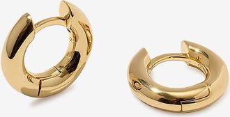 Otiumberg Creolen aus goldenem Silber Chunky Small